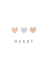 Cute dull color and heart