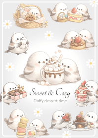 Long-tailed tit flowers, and sweets
