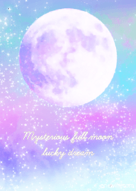 Mysterious full moon lucky dream