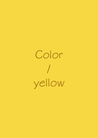 심플 컬러 : 노란색 8