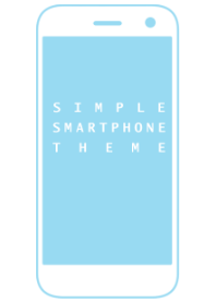 SIMPLE SMARTPHONE THEME[Blue]2