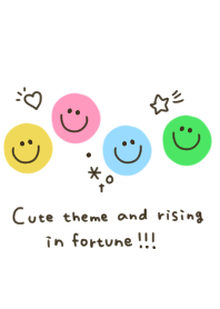 Cute theme and rising in fortune