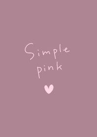simple and cute pink theme