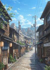 Kyoto Alleyway Morning