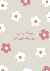 Gray beige Nordic Flowers 2*