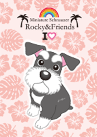 シュナウザー犬ロッキーと仲間たちI LOVE