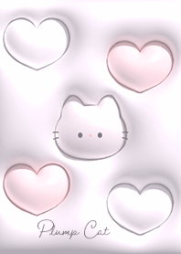 pinkpurple Fluffy cat and heart 11_1
