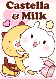Cat & Rabbit  (Happy Lovely Fun Couple)