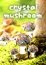 crystal mushroom !