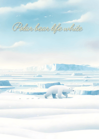 polar bear life white