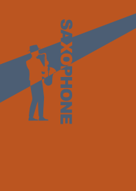 サックス演奏きせかえ 代赭