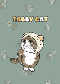 tabbycat7 / dusty green
