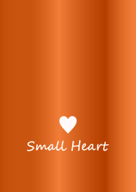 Small Heart *GlossyOrange 7*