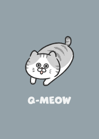 Q-meow7 / dusty blue