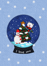 white bear christmas