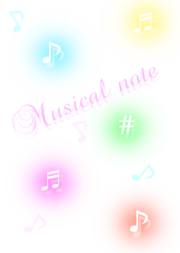 Colorful Musical note*