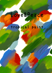 Oil painting art tropical paint 26