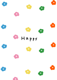 Small colorful floral pattern.