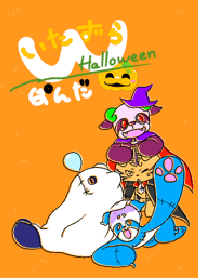いたずらWぱんだ(ハロウィン)
