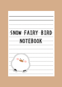 SNOW FAIRY BIRD NOTEBOOK-LI...