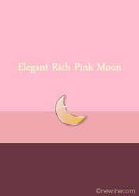 Elegant Rich Pink Moon