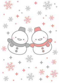 Black red: snowman combination theme