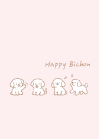 Happy Bichon_Pink1