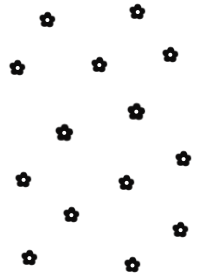 flower pattern -monotone2-