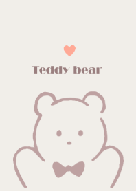 Cute and simple teddy bear