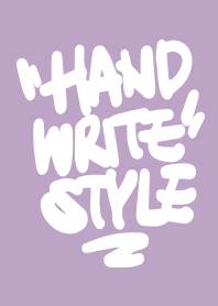 STRBROS - HANDWRITE 1.0 PURPLE 05