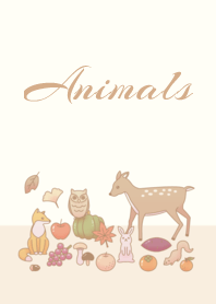 Animal 003-2 (Beige/Brown)