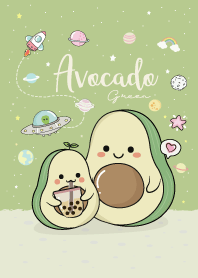 Avocado Cute Green.