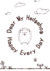 Dear My Hedgehog (white2)