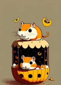 Halloween Hamster 87b0d6