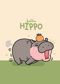 ฮิปโปหมูดึ๋ง : สีเขียว