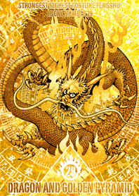 Dragon and golden pyramid Lucky number29