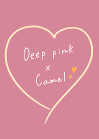 deep pink and camel(jp)