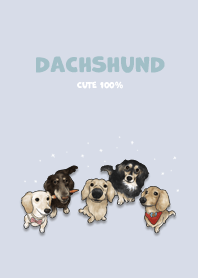 dachshund1 - alice blue