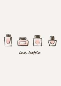 Ink bottle -pink-