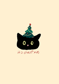 Merry xmas n little Charlie (black cat)