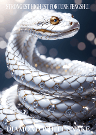 Diamond and white snake 40