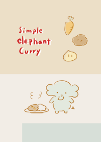 simple elephant curry beige.
