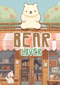 white bear in cafe 2