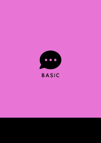 Basic// Black&Pink Purple 13