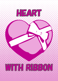 THE REEDDISH PURPLE HEART WITH RIBBON