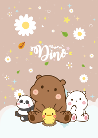 หมี3ตัว&น้องเป็ด ดอกเดซี่น่ารัก น่าร๊าก