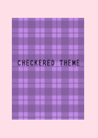 DUSTY PURPLE CHECKERED THEMEj/PINK