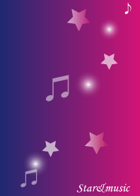 Star&music fantasy purple