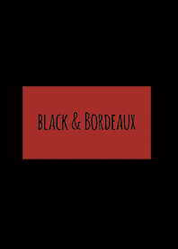 Black & Bordeaux / square