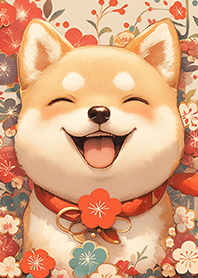 ⭐️開心迎春吉祥柴犬❤️